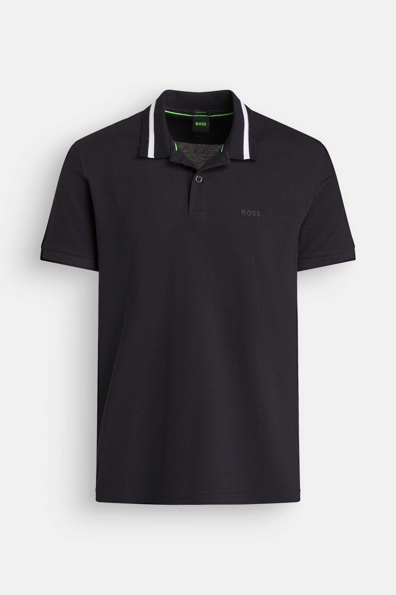 BOSS GREEN Polo-Shirt schwarz Regular Fit, Bild 1