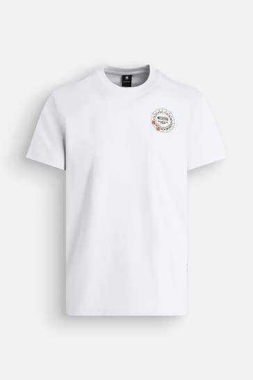 G-STAR T-Shirt weiß