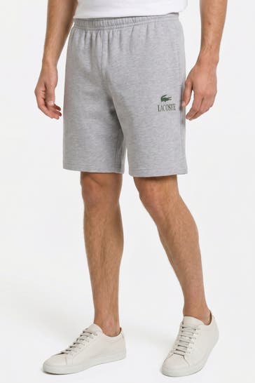 LACOSTE Sweatshorts grau