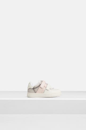 EMPORIO ARMANI Leder-Sneaker mehrfarbig