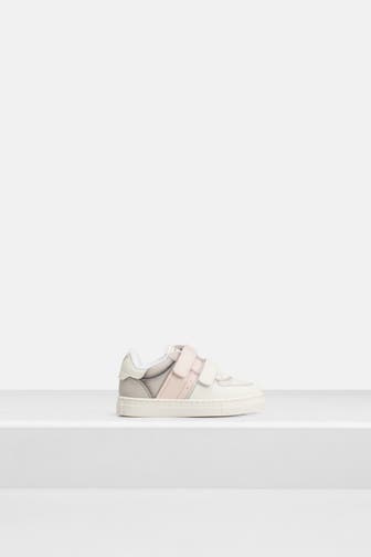EMPORIO ARMANI Leder-Sneaker mehrfarbig