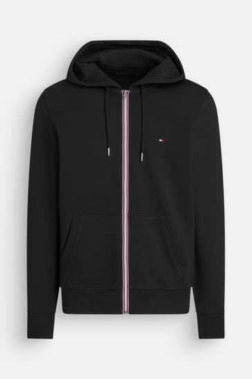 TOMMY HILFIGER Sweatjacke schwarz