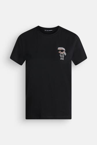 KARL LAGERFELD T-Shirt schwarz