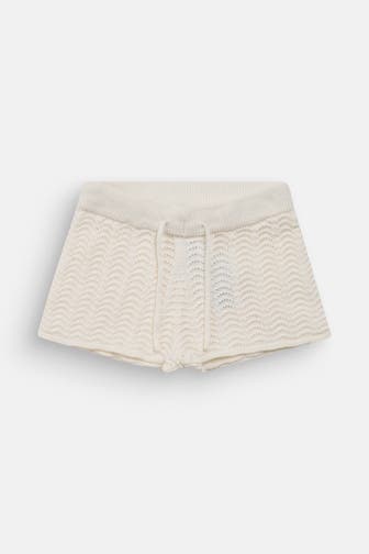 LIL' ATELIER Strick-Shorts 'Johanna' ecru