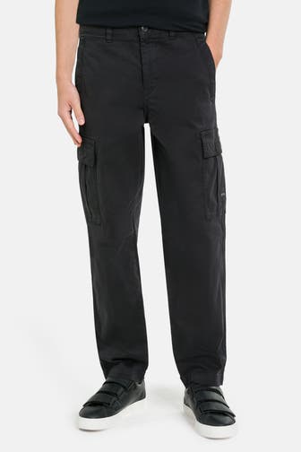 BOSS Cargohose schwarz