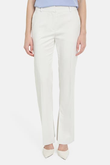 HUGO Stoffhose offwhite