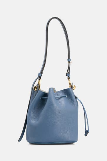 FURLA Schultertasche taubenblau