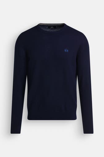 LA MARTINA Wollpullover nachtblau