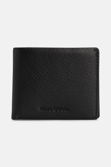 MARC O'POLO Ledergeldbörse schwarz