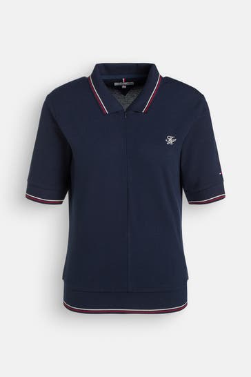 TOMMY HILFIGER Polo-Shirt dunkelblau