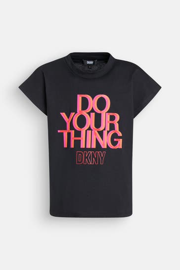 DKNY T-Shirt schwarz