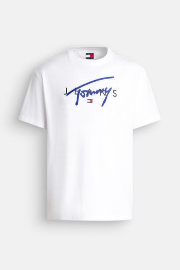 TOMMY JEANS T-Shirt weiß