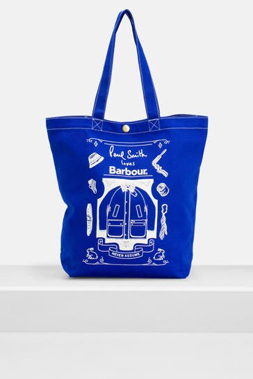 BARBOUR Shopper 'Paul Smith' blau