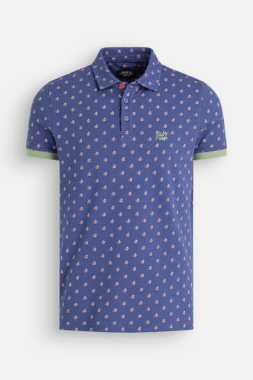 NEW ZEALAND AUCKLAND Polo-Shirt gemustert