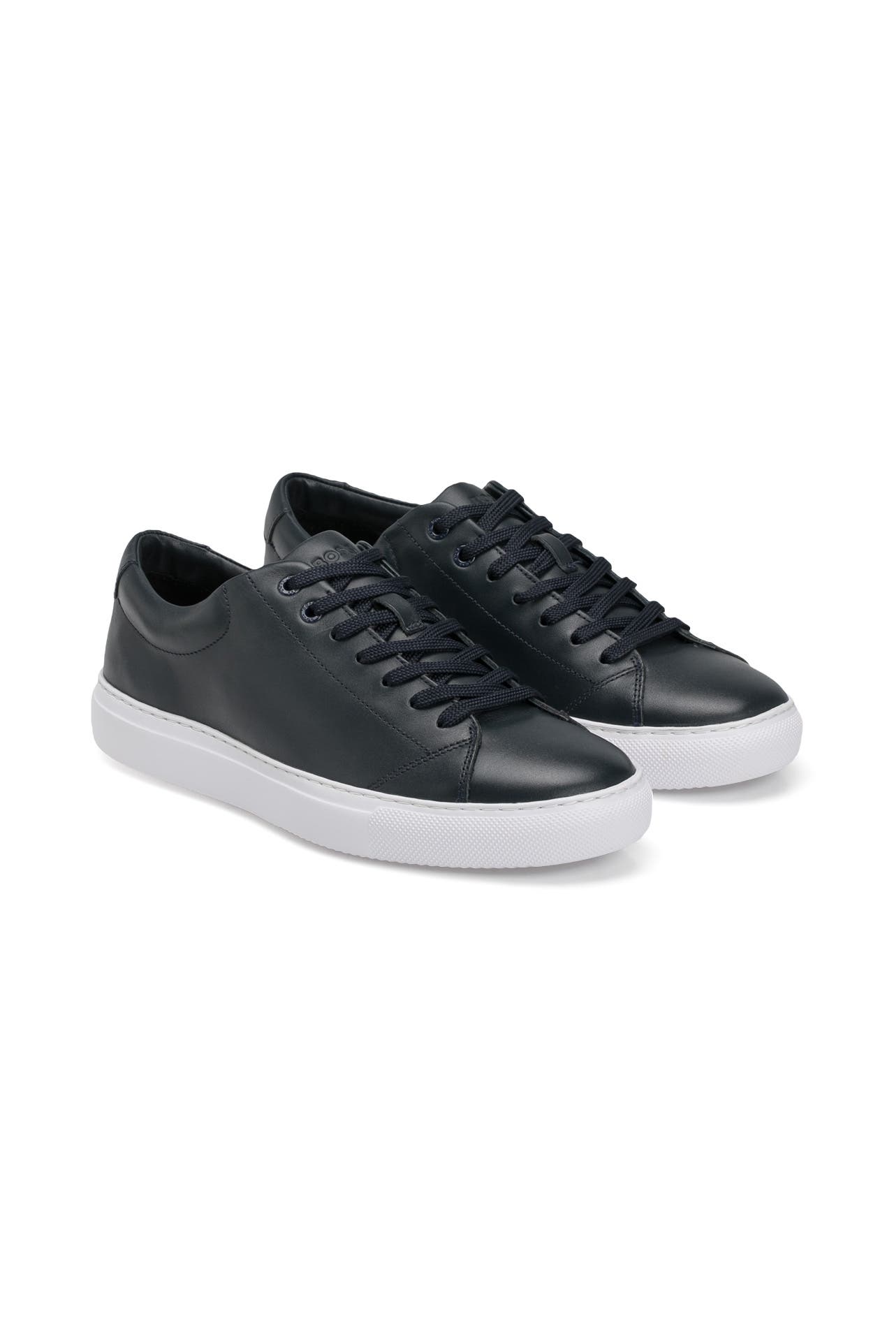 BOSS Leder-Sneaker 'Enlight' nachtblau, Bild 1