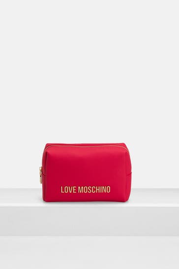 LOVE MOSCHINO Kulturbeutel rot