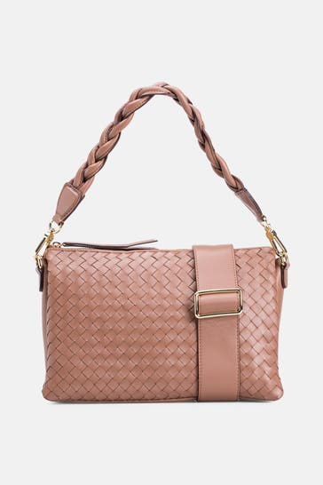 ABRO Schultertasche dunkelbraun