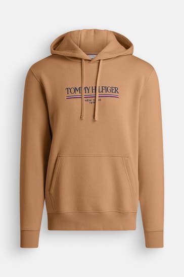 TOMMY HILFIGER Hoodie 'Herald' braun