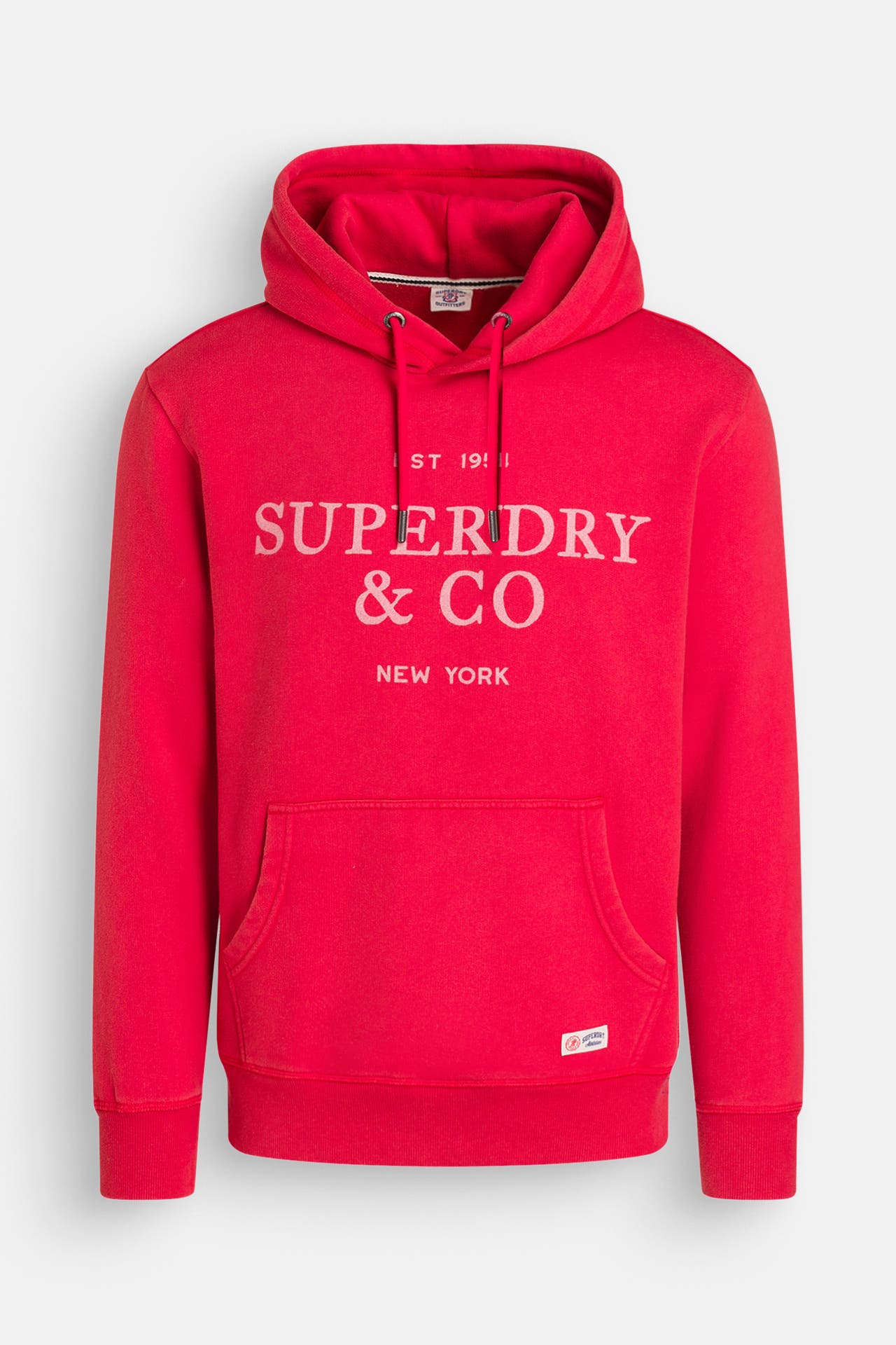 SUPERDRY Hoodie rot, Bild 1