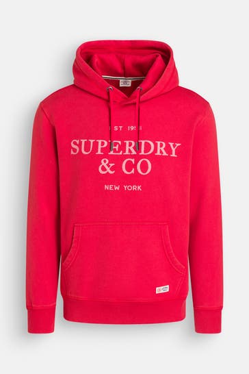 SUPERDRY Hoodie rot