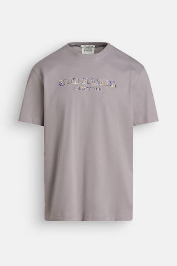 SCOTCH & SODA T-Shirt grau