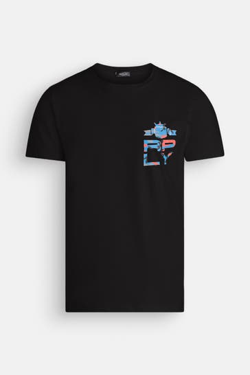 REPLAY T-Shirt schwarz