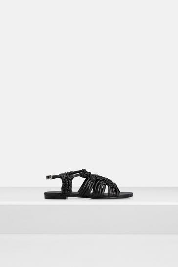 AGL Leder-Sandalen schwarz