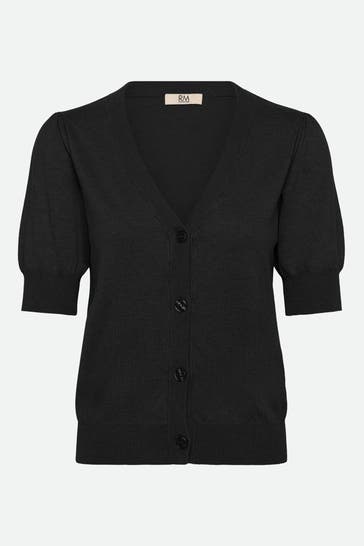 RM BY ROSEMUNDE Strickjacke 'Sandra' schwarz