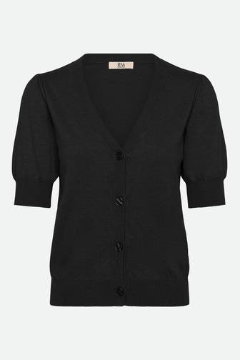 RM BY ROSEMUNDE Strickjacke 'Sandra' schwarz