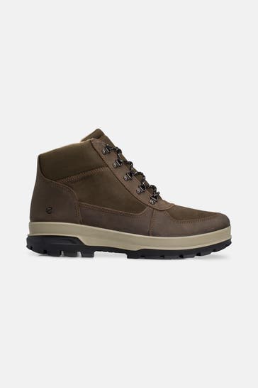 ECCO Leder-Boots 'Rugged Track' braun
