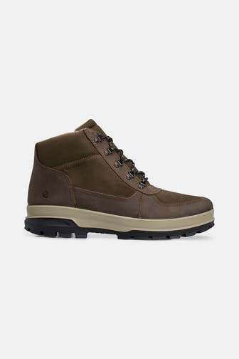 ECCO Leder-Boots 'Rugged Track' braun