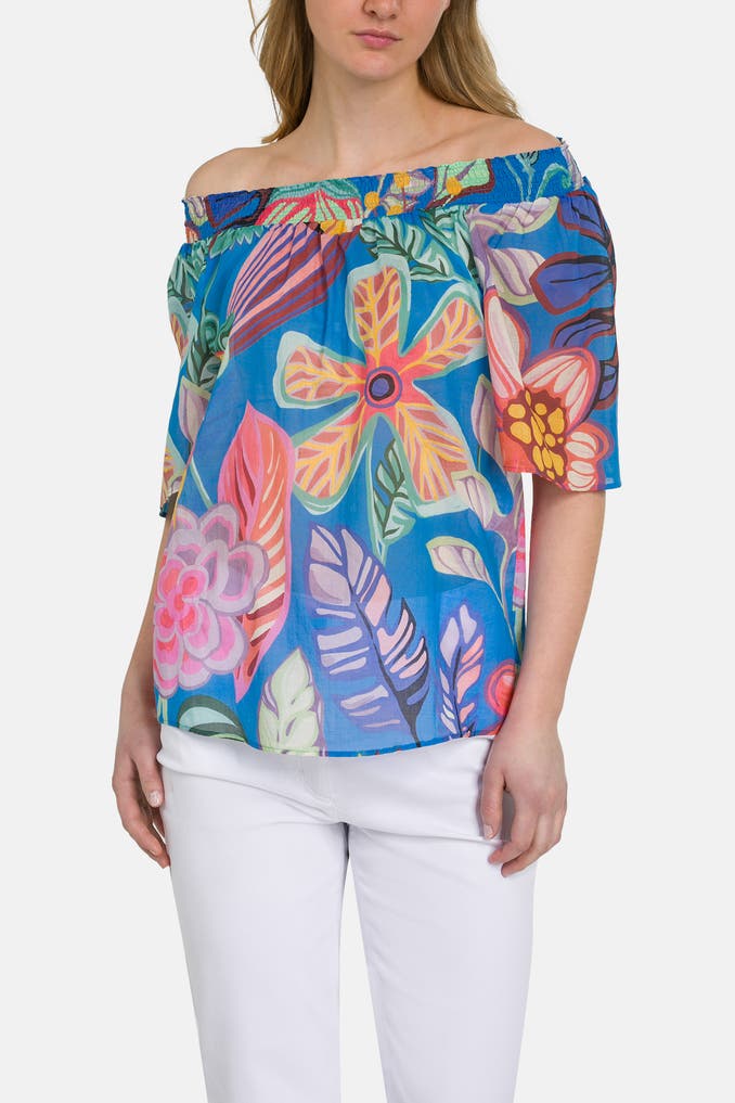Luisa Cerano T Pink Geometric Printed Shirt 268274 3402 4479