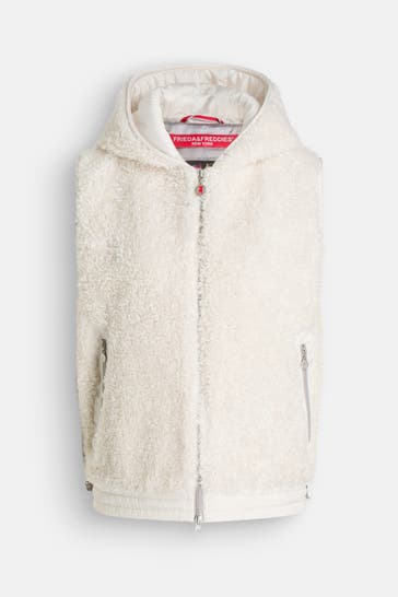 FRIEDA & FREDDIES NY Teddy-Weste ecru