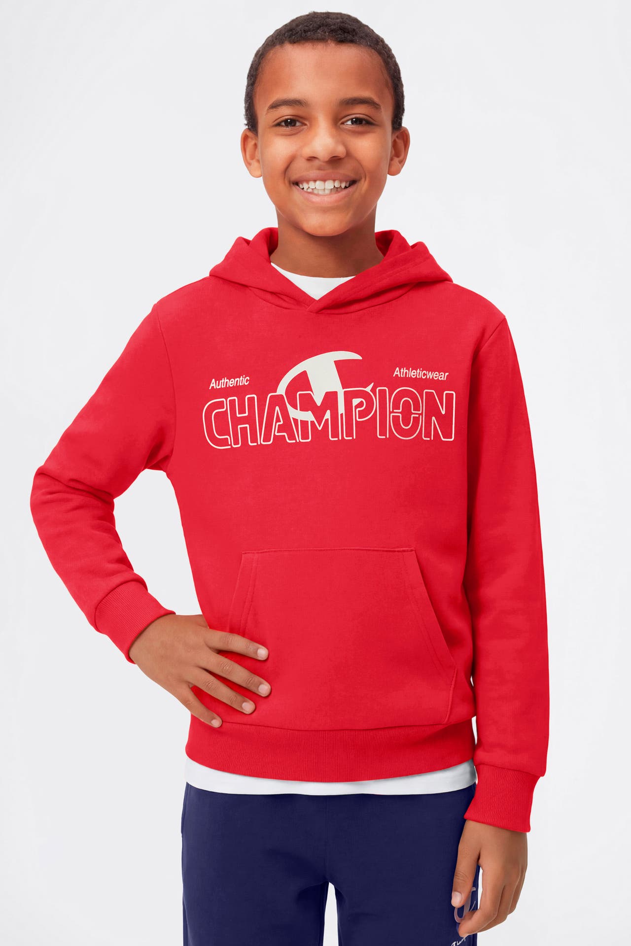 CHAMPION Hoodie orangerot, Bild 1