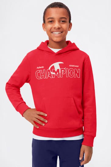 CHAMPION Hoodie orangerot