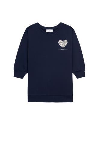 DANAMADE Sweatkleid 'Elena' dunkelblau