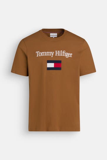 TOMMY HILFIGER T-Shirt camel
