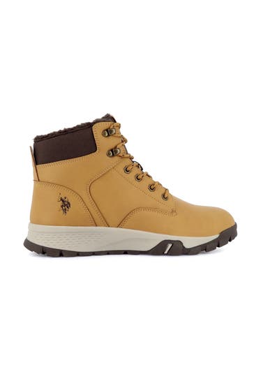 U.S. POLO ASSN. Schnürstiefel 'Aider' beige