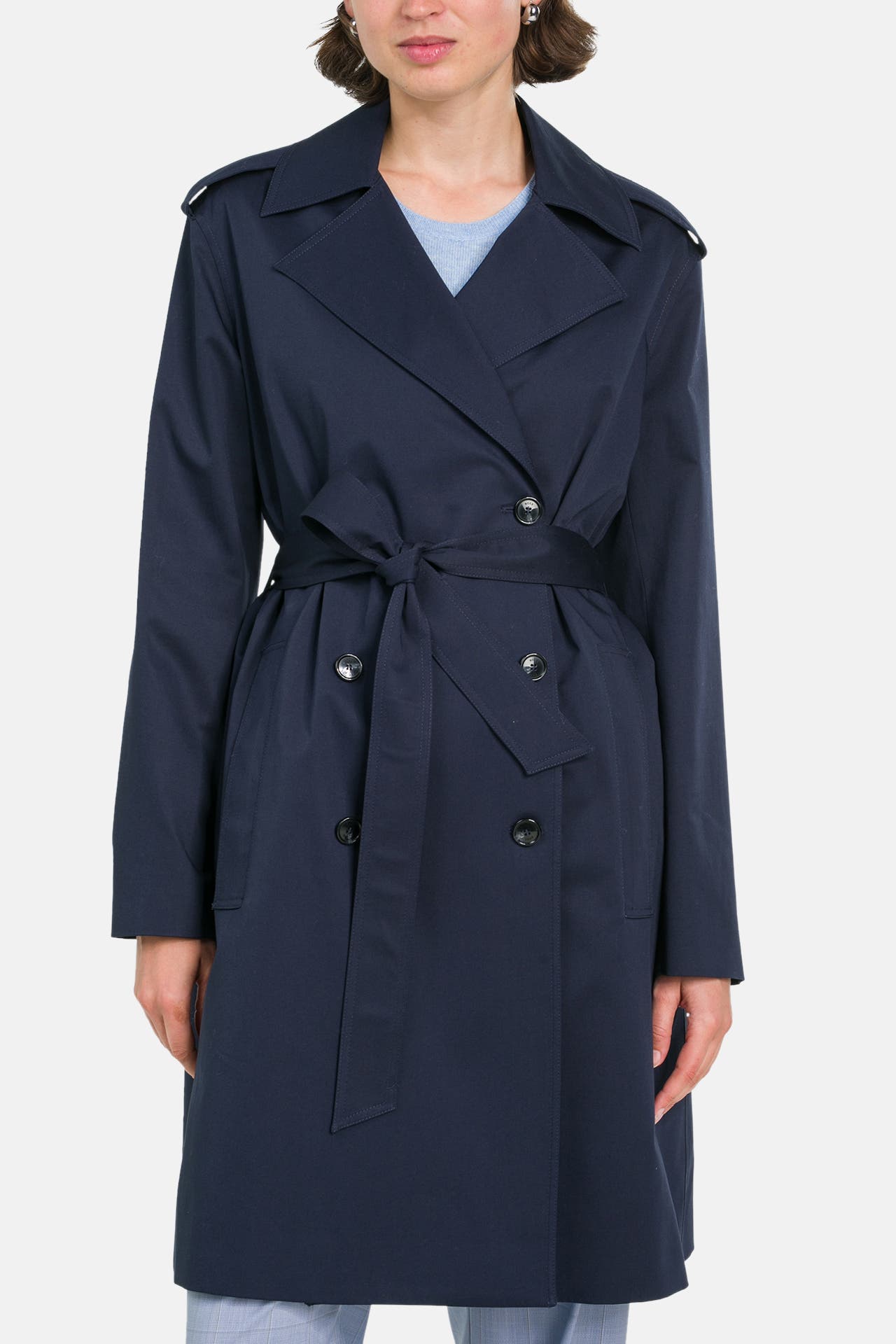 BOSS Trenchcoat 'Cotrench' dunkelblau, Bild 1