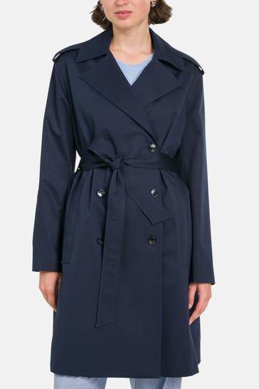 BOSS Trenchcoat 'Cotrench' dunkelblau