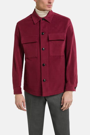 BOSS Overshirt 'Carper' beere