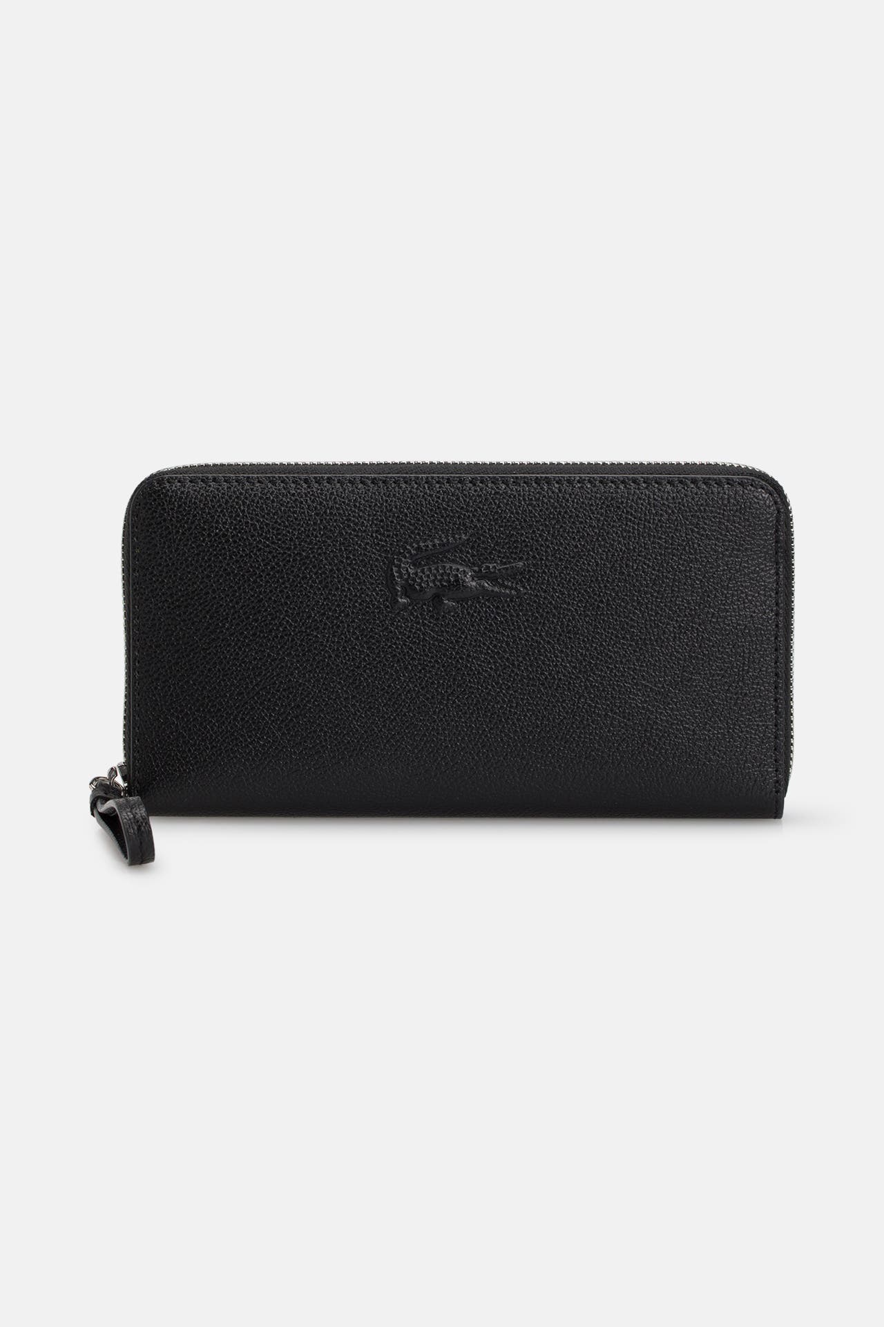 LACOSTE Ledergeldbörse schwarz, Bild 1