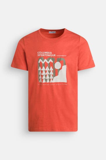 COLUMBIA T-Shirt orangerot