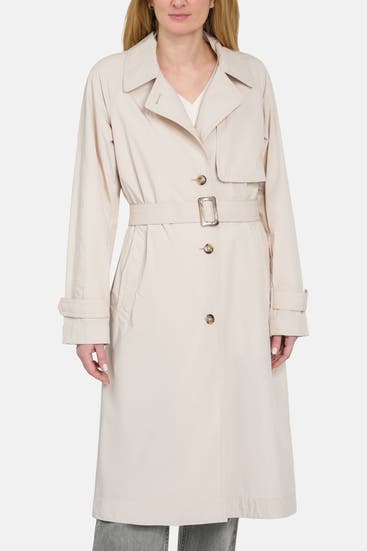WOOLRICH - Trenchcoat creme
