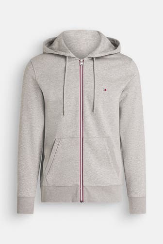 TOMMY HILFIGER Sweatjacke grau