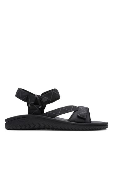 CLARKS Sandalen 'Wesley' schwarz