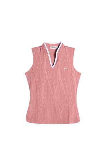 J.LINDEBERG SPORTSWEAR Polo-Top 'Mila' altrosa