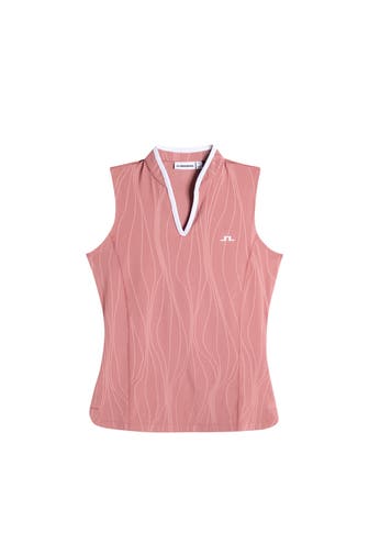 J.LINDEBERG SPORTSWEAR Polo-Top 'Mila' altrosa
