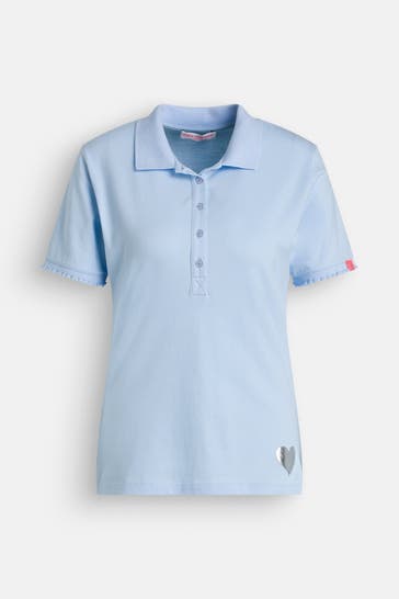 FRIEDA & FREDDIES NY Polo-Shirt hellblau