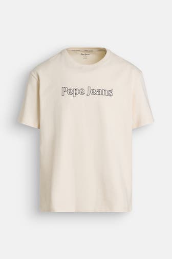 PEPE JEANS T-Shirt 'Cael' creme